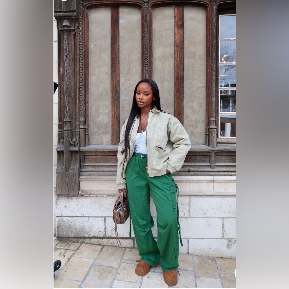 Fashion Nova Military Green Cargo Pants